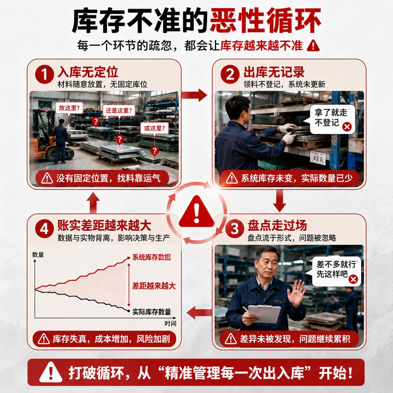 惠州铆焊钣金加工_金属加工厂账实不符解决方案_钣金厂库存管理
